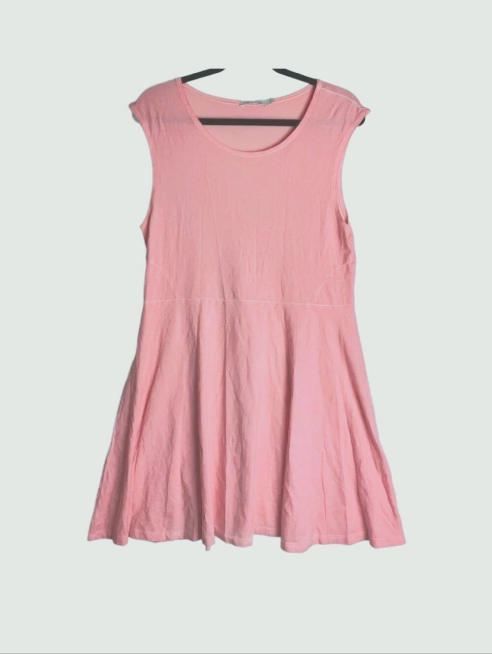 Raffi Faded Pink Cotton Sleeveless Sundress